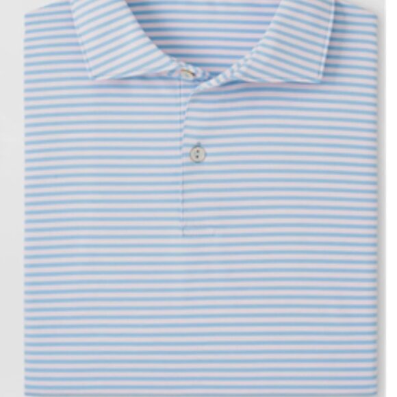 Peter Millar Sawyer Performance Jersey Polo Golf Shirt Striped XXL NWT - Picture 1 of 4